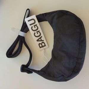 Baggu Mini Nylon Crescent Bag - Black